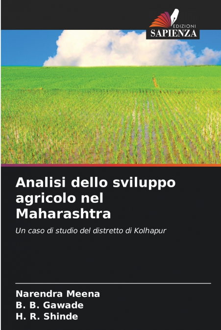 ANALISI DELLO SVILUPPO AGRICOLO NEL MAHARASHTRA