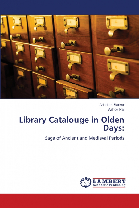 LIBRARY CATALOUGE IN OLDEN DAYS