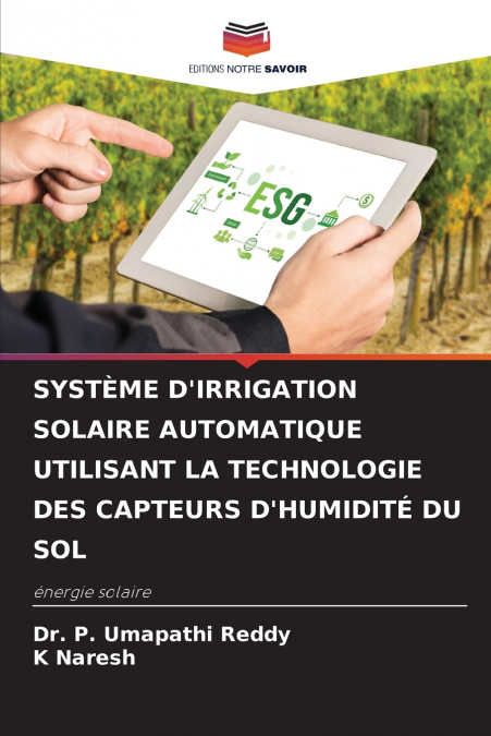 SYSTME D?IRRIGATION SOLAIRE AUTOMATIQUE UTILISANT LA TECHNO