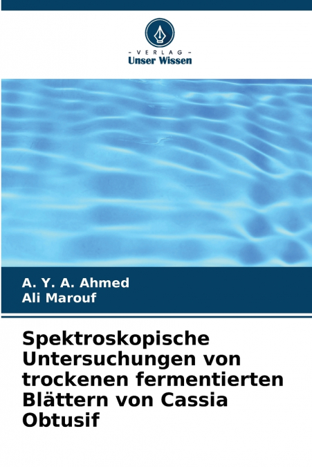 SPEKTROSKOPISCHE UNTERSUCHUNGEN VON TROCKENEN FERMENTIERTEN
