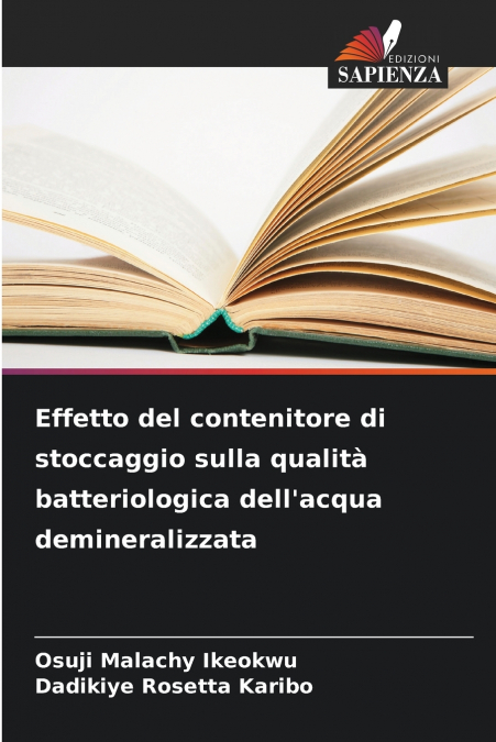 EFFETTO DEL CONTENITORE DI STOCCAGGIO SULLA QUALITA BATTERIO