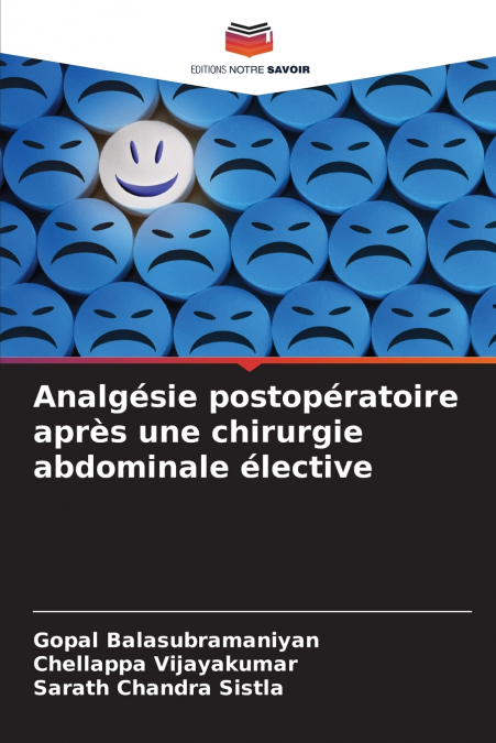 ANALGESIA POST OPERATORIA IN SEGUITO A CHIRURGIA ADDOMINALE