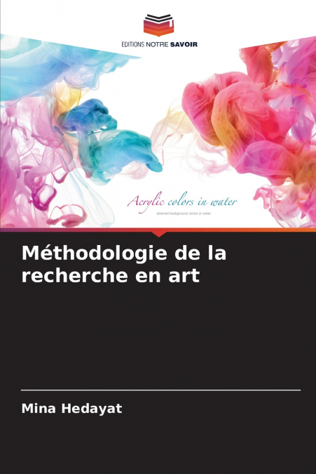 METHODOLOGIE DE LA RECHERCHE EN ART
