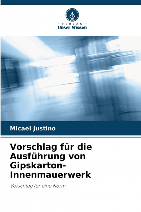 VORSCHLAG FUR DIE AUSFUHRUNG VON GIPSKARTON-INNENMAUERWERK