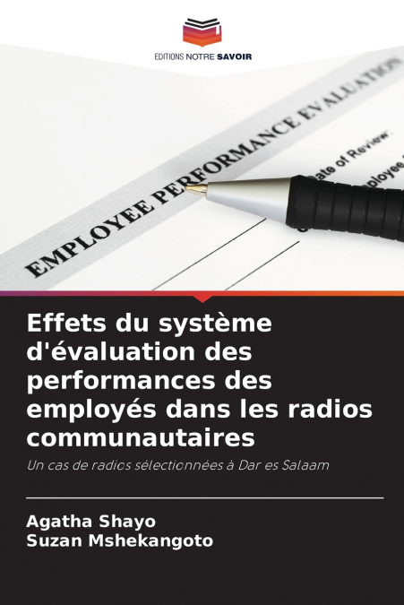 EFFETS DU SYSTEME D?EVALUATION DES PERFORMANCES DES EMPLOYES