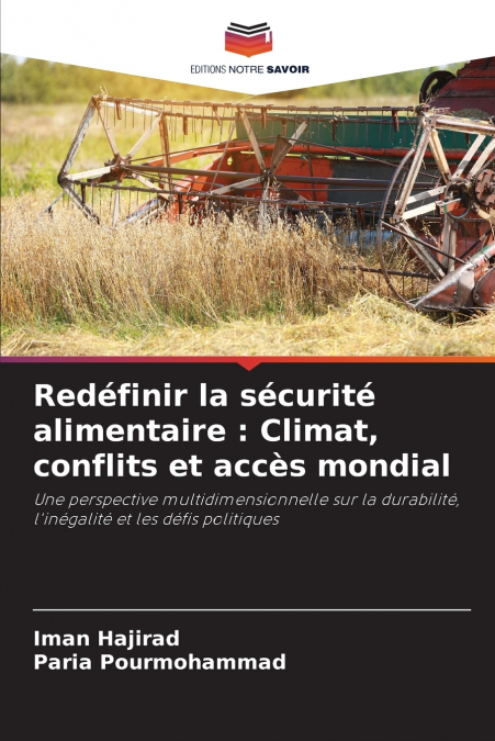REDEFINIR LA SECURITE ALIMENTAIRE