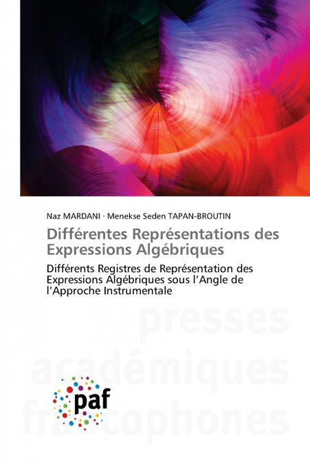 DIFFERENTES REPRESENTATIONS DES EXPRESSIONS ALGEBRIQUES