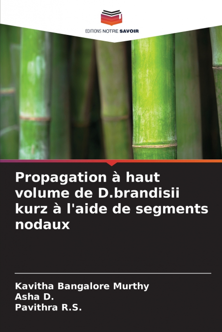 HOCHVOLUMIGE VERMEHRUNG VON D.BRANDISII KURZ MIT HILFE VON N