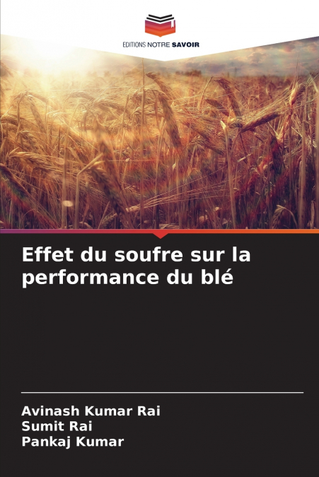 EFFETTO DELLO ZOLFO SUL RENDIMENTO DEL GRANO