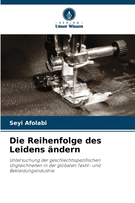 DIE REIHENFOLGE DES LEIDENS ANDERN