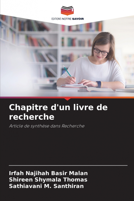 CHAPITRE D?UN LIVRE DE RECHERCHE