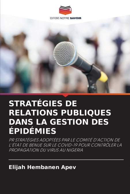 STRATEGIES DE RELATIONS PUBLIQUES DANS LA GESTION DES EPIDEM