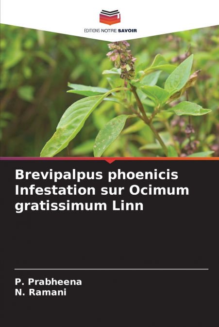BREVIPALPUS PHOENICIS INFESTATION SUR OCIMUM GRATISSIMUM LIN