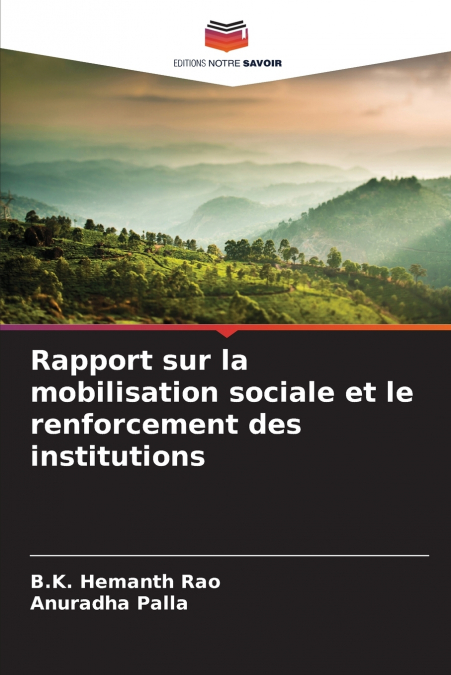 RAPPORT SUR LA MOBILISATION SOCIALE ET LE RENFORCEMENT DES I