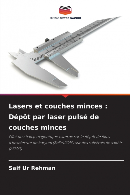 LASERS ET COUCHES MINCES