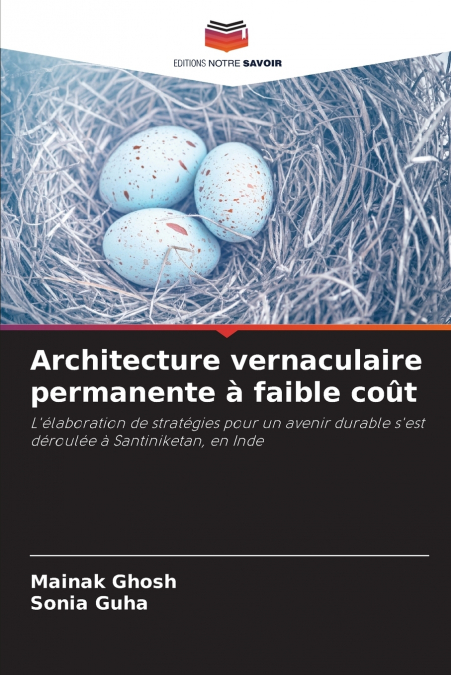 ARCHITECTURE VERNACULAIRE PERMANENTE A FAIBLE COUT