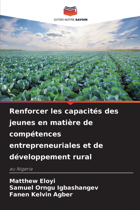 RENFORCER LES CAPACITES DES JEUNES EN MATIERE DE COMPETENCES