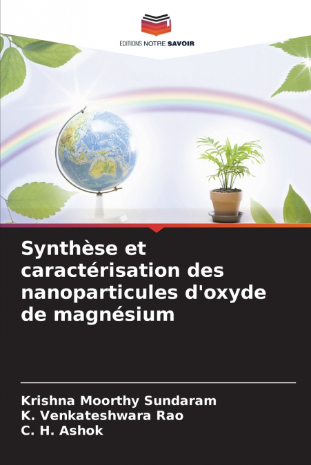 SYNTHESE ET CARACTERISATION DES NANOPARTICULES D?OXYDE DE MA