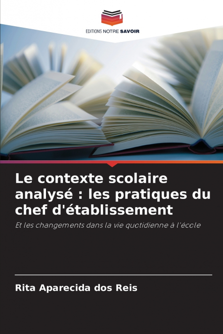 LE CONTEXTE SCOLAIRE ANALYSE