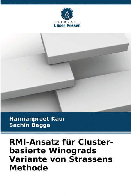 RMI-ANSATZ FUR CLUSTER-BASIERTE WINOGRADS VARIANTE VON STRAS