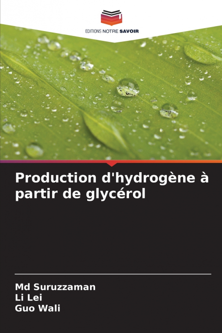 PRODUCTION D?HYDROGENE A PARTIR DE GLYCEROL