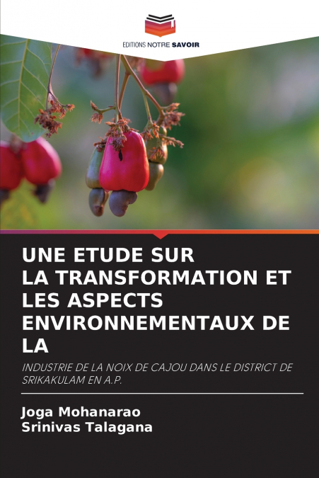 UNE ETUDE SUR LA TRANSFORMATION ET LES ASPECTS ENVIRONNEMENT