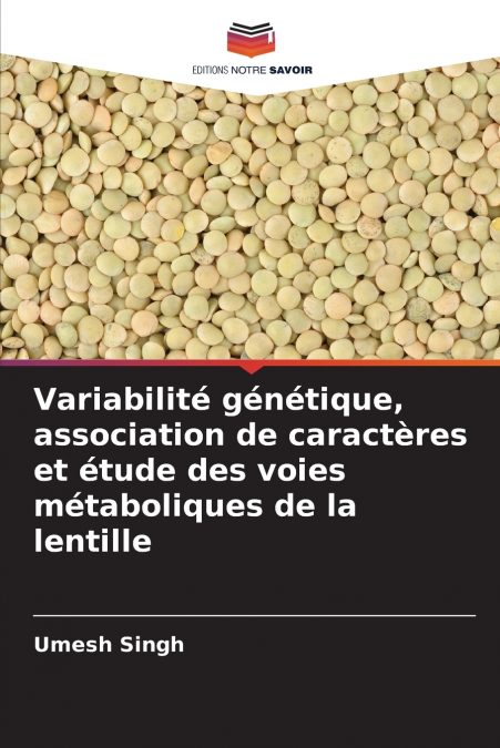 VARIABILITE GENETIQUE, ASSOCIATION DE CARACTERES ET ETUDE DE