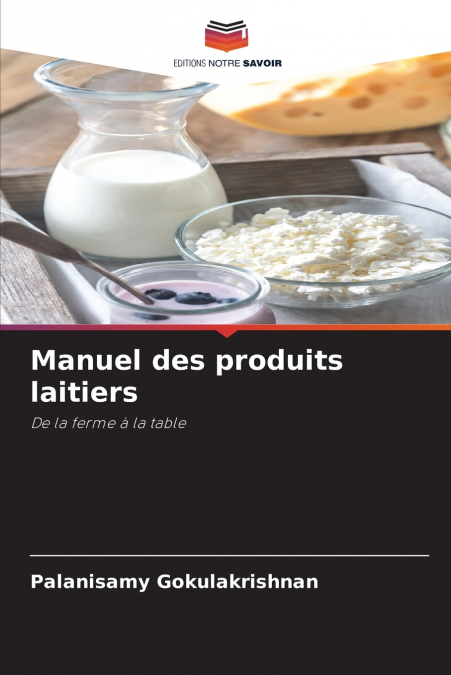 MANUEL DES PRODUITS LAITIERS