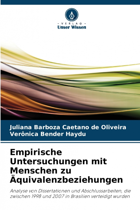 EMPIRISCHE UNTERSUCHUNGEN MIT MENSCHEN ZU ?QUIVALENZBEZIEHUN