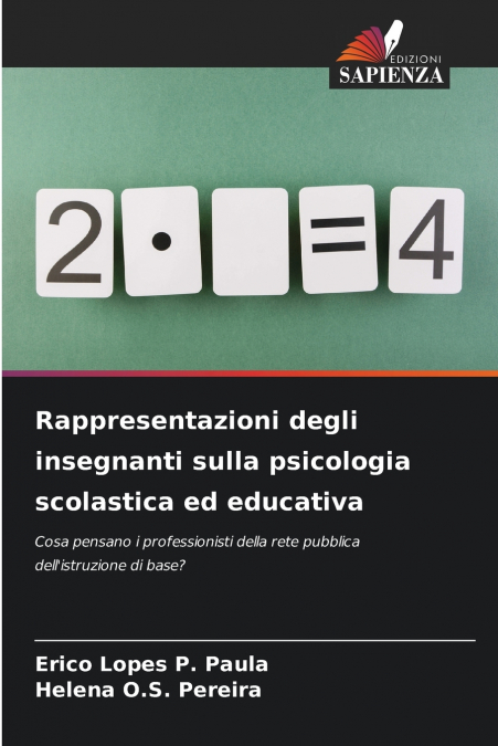 RAPPRESENTAZIONI DEGLI INSEGNANTI SULLA PSICOLOGIA SCOLASTIC