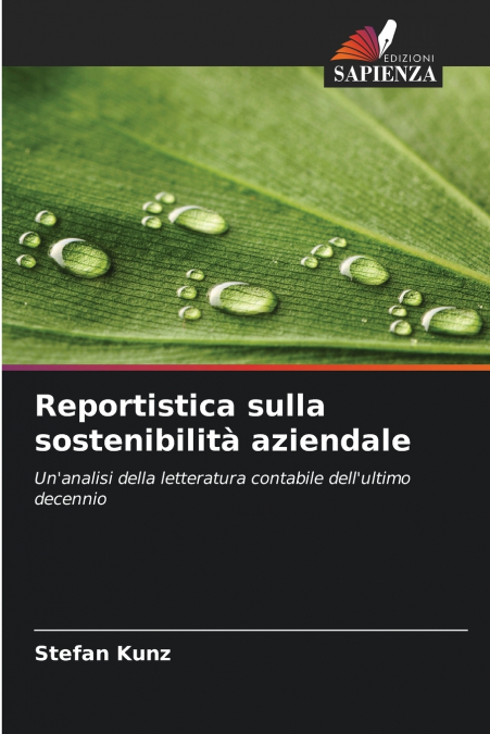 REPORTISTICA SULLA SOSTENIBILITA AZIENDALE