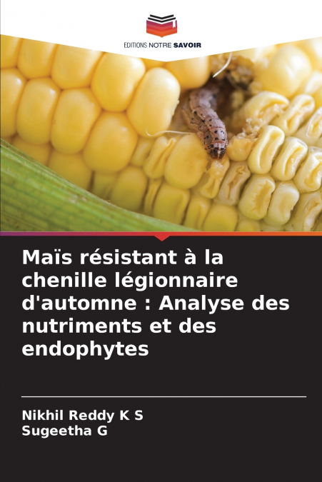 MAIS RESISTANT A LA CHENILLE LEGIONNAIRE D?AUTOMNE