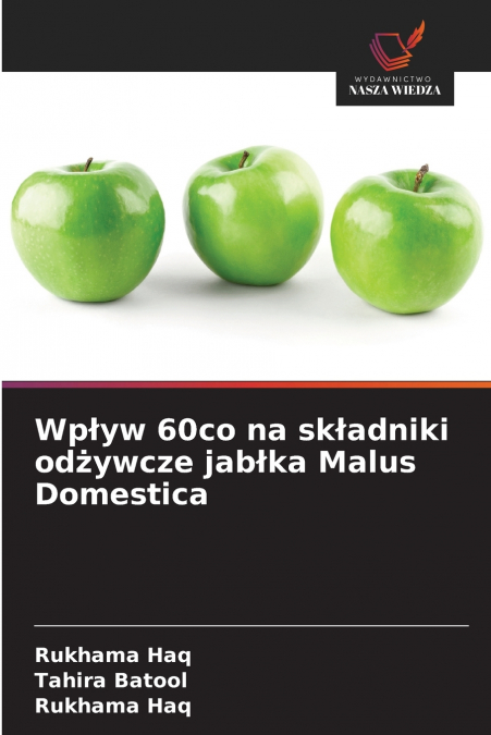 WP?YW 60CO NA SK?ADNIKI OD?YWCZE JAB?KA MALUS DOMESTICA