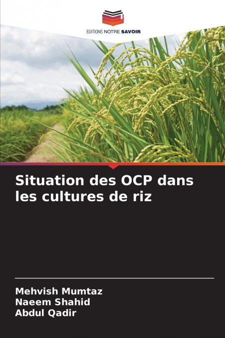 SITUATION DES OCP DANS LES CULTURES DE RIZ