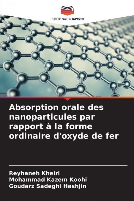 ABSORPTION ORALE DES NANOPARTICULES PAR RAPPORT A LA FORME O