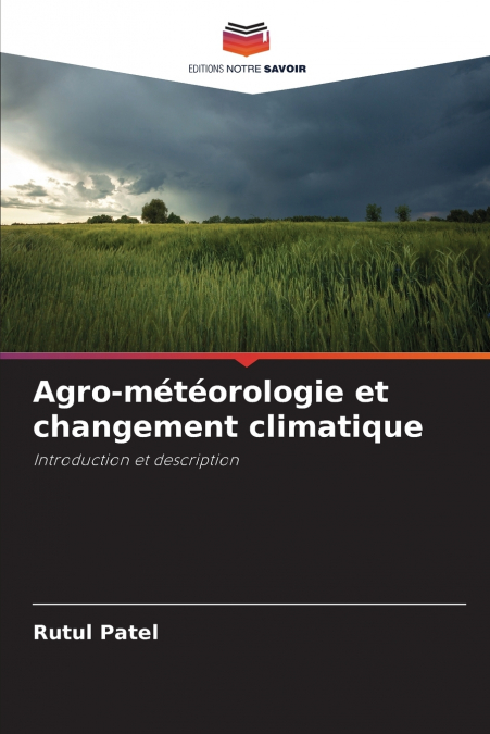 AGRO-METEOROLOGIE ET CHANGEMENT CLIMATIQUE