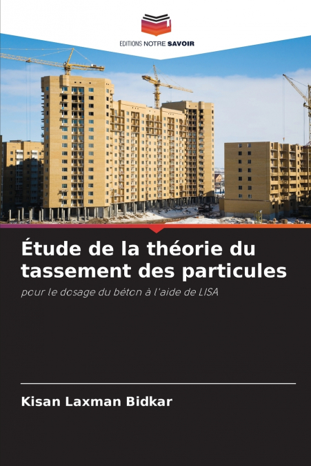 ETUDE DE LA THEORIE DU TASSEMENT DES PARTICULES