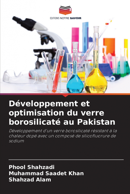 DEVELOPPEMENT ET OPTIMISATION DU VERRE BOROSILICATE AU PAKIS