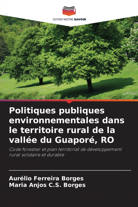 POLITIQUES PUBLIQUES ENVIRONNEMENTALES DANS LE TERRITOIRE RU