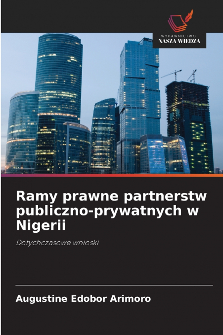 RAMY PRAWNE PARTNERSTW PUBLICZNO-PRYWATNYCH W NIGERII