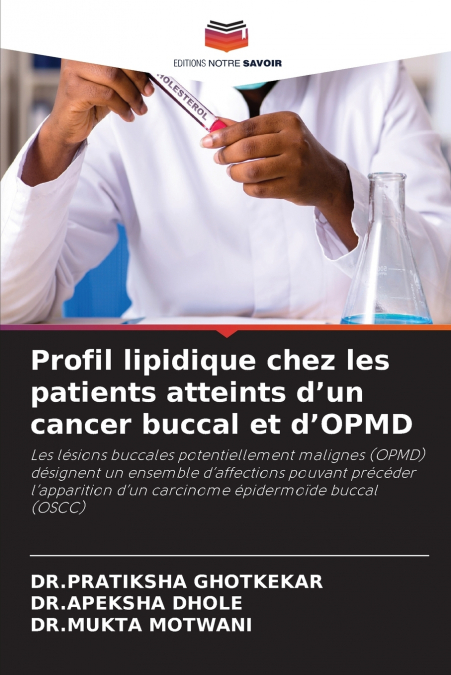 PROFIL LIPIDIQUE CHEZ LES PATIENTS ATTEINTS D?UN CANCER BUCC