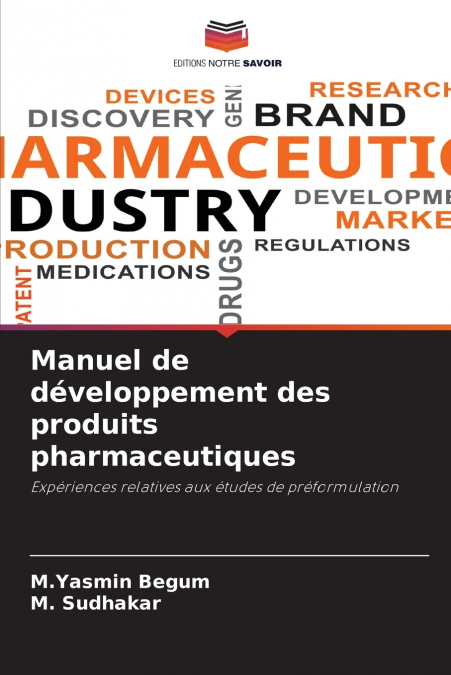 MANUEL DE DEVELOPPEMENT DES PRODUITS PHARMACEUTIQUES