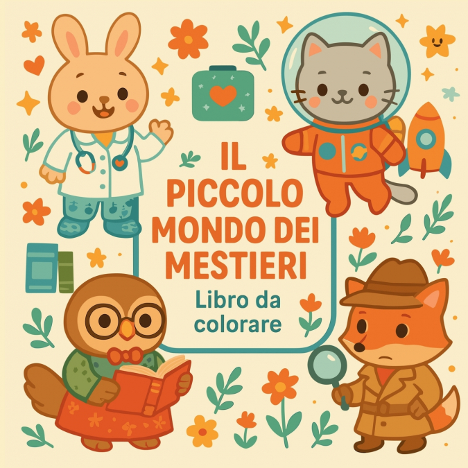 IL PICCOLO MONDO DEI MESTIERI - LIBRO DA COLORARE