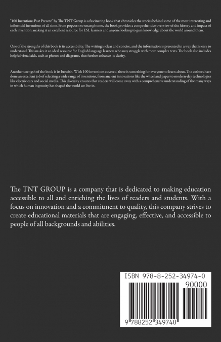 INVENTIONS 100 PAST PRESENT