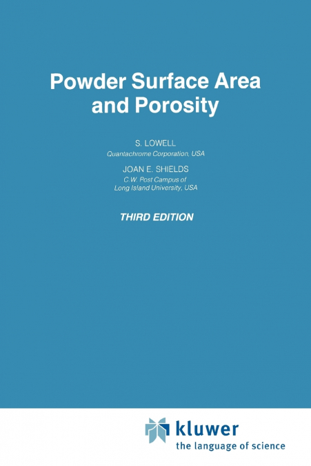 POWDER SURFACE AREA AND POROSITY