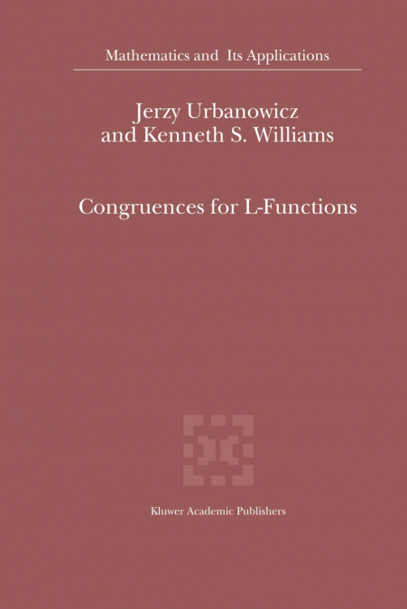 CONGRUENCES FOR L-FUNCTIONS