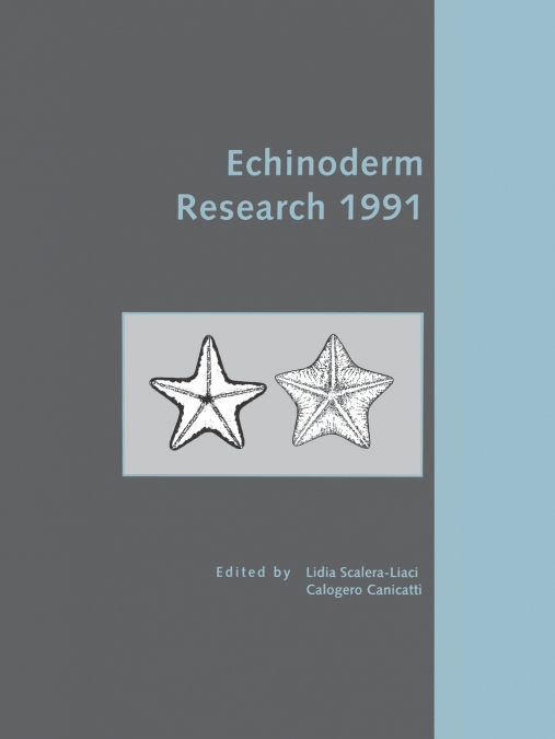 ECHINODERM RESEARCH 1991