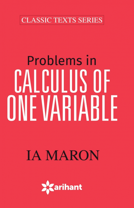 CALCULUS OF ONE VARIABLE