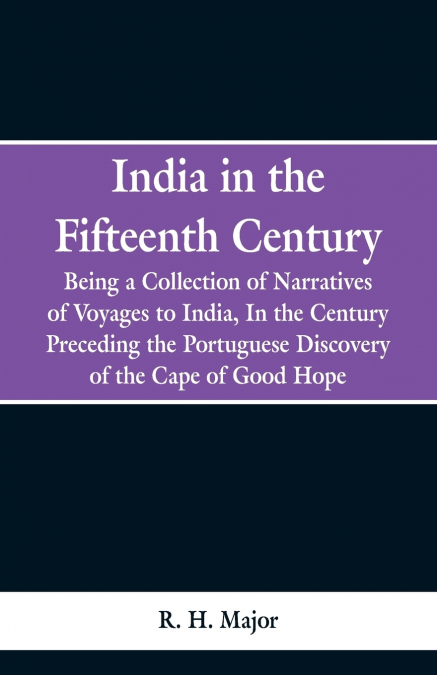 INDIA IN THE FIFTEENTH CENTURY