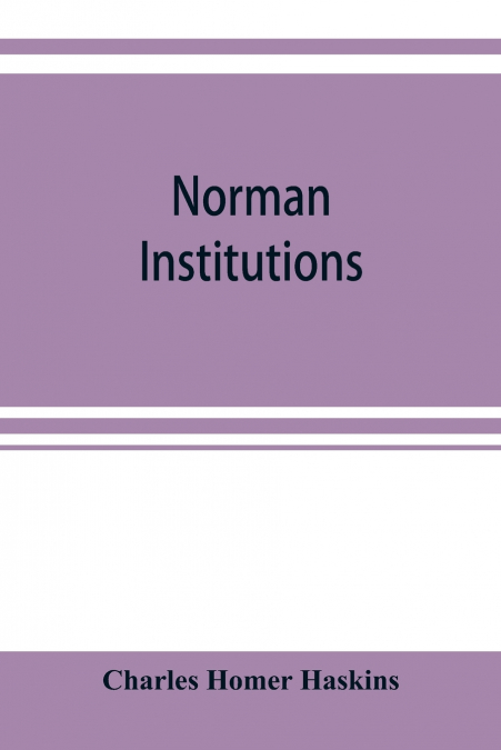 NORMAN INSTITUTIONS
